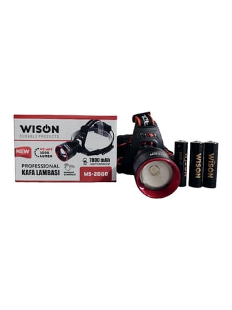 Ws-2080 Profesyonel Kafa Lambası 3000 Lümen 40 Watt