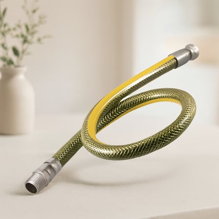 150 cm Doğalgaz Hortumu Çelik Örgülü