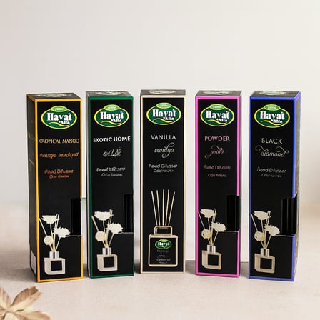 Bambu Çubuklu Kare Cam Oda Kokusu 100 ml