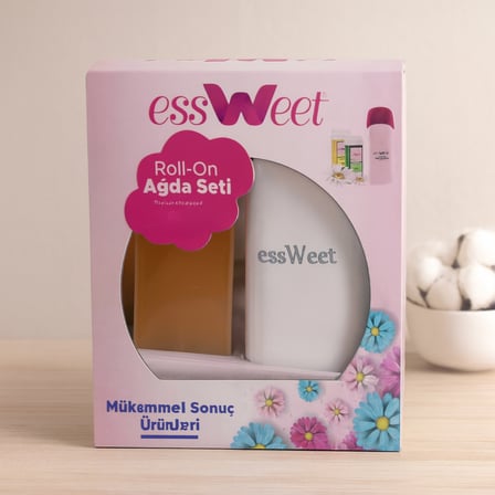 Isıtıcılı Roll-On Ağda Seti 100 ml + 2 m Ağda Bezi