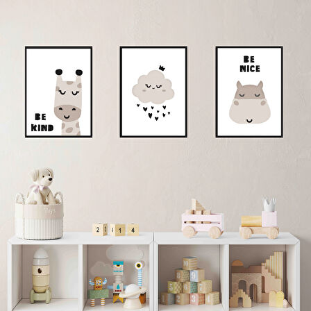 Kendinden Yapışkanlı çocuk odası  sevimli  35x50 cm 3 adet