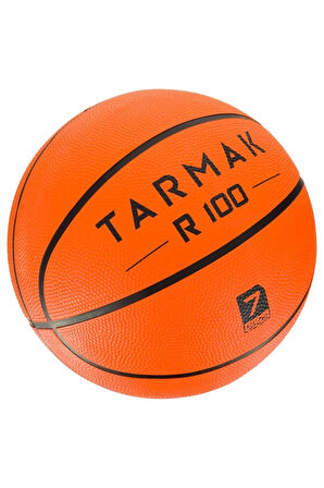 Tarmak Basketbol Topu R100 - 7 Numara -yetişkin-turuncu