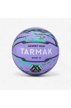 Tarmak Basketbol Topu R500 - 6 Numara - Mor Turkuaz