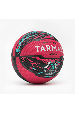 Tarmak Çocuk Basketbol Topu - 5 Numara - Pembe/Siyah - R500