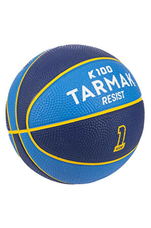 Mini Basketbol Topu Iç Ve Dış Mekan Basketbol Topu K100 1 Numara Mavi