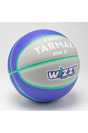 Tarmak Basketbol Topu - 5 Numara - Gri / Mor - K900 Wızzy