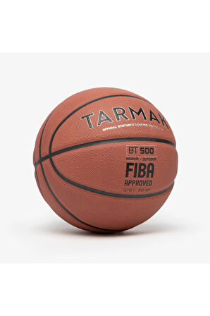 Tarmak Basketbol Topu - 7 Numara - Kahverengi - Fiba Onaylı BT500