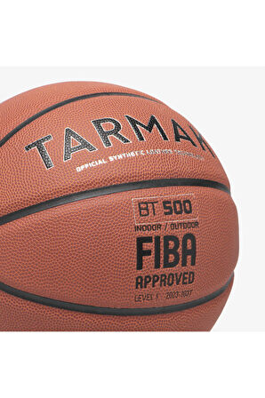 Tarmak Basketbol Topu - 7 Numara - Kahverengi - Fiba Onaylı BT500