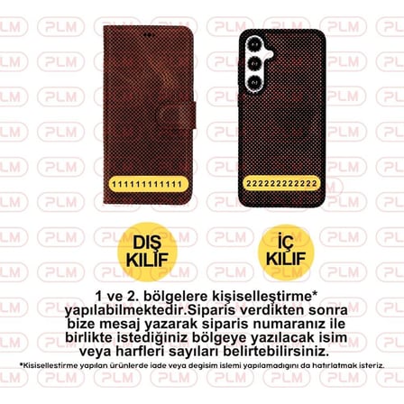 Samsung Galaxy S25 uyumlu, Hakiki Deri, El Yapımı, Cüzdanlı Kılıf, Gölgeli Kahve