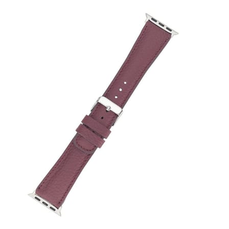 Apple Uyumlu Watch Uyumlu Deri Kordon 42-44-45mm FL6 Bordo