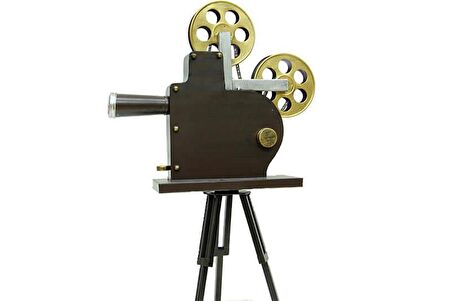 Sinemaskop Kamera Tripodlu Model Vintage Dekoratif Hediyelik