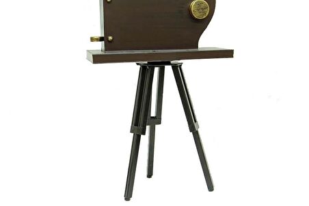 Sinemaskop Kamera Tripodlu Model Vintage Dekoratif Hediyelik