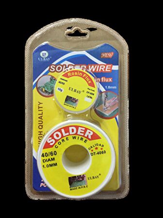 Solder Wire+Rosin Lehim Teli Pastası 2li Set