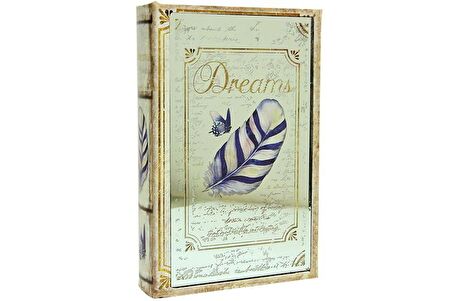 Kutu Kitap Aynalı Dream Kitap Kutusu Dekoratif Hediyelik