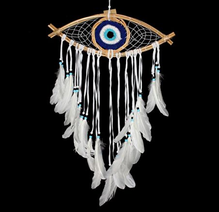 Göz Modelli Düş Kapanı Dreamcatcher Rüyakapanı Dekoratif Hediyelik