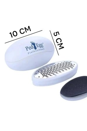 Ped Egg Ayak Rendesi Topuk Nasır Temizleyici Ergonomik Ayak Bakım Törpüsü Pratik Kullanım