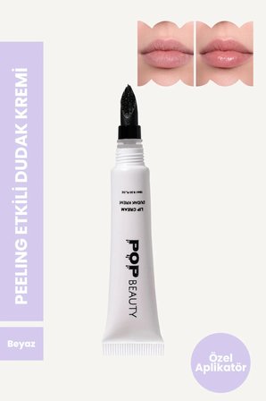 Peeling Yapan Dudak Kremi (Beyaz) & AYDINLIK VEREN GÖZENEK KÜÇÜLTEN MAKYAJ BAZI