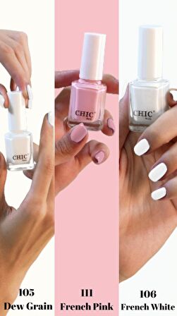 Chic Nail - 3'lü French Oje Seti