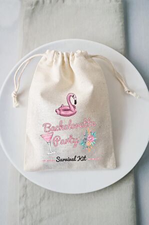 Bachelorette Party  Survival Kit Hangover Kit Kesesi - 10 Adet