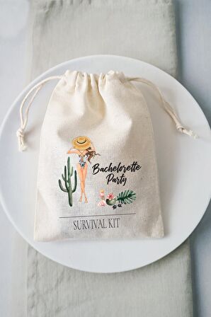 Bachelorette Party  Survival Kit Hangover Kit Kesesi - 10 Adet
