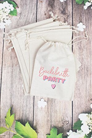 "Bachelorette Party" - Nedime Hediye Kesesi - 10 Adet