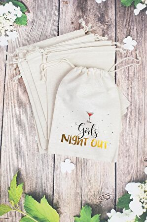 "Girls Night Out" - Nedime Hediye Kesesi - 10 Adet