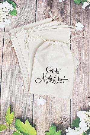 "Girls Night Out" - Nedime Hediye Kesesi - 10 Adet