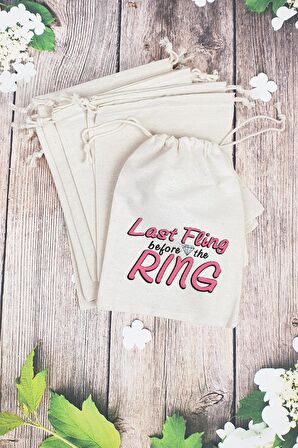 "Last Fling Before The Ring" - Nedime Hediye Kesesi - 10 Adet