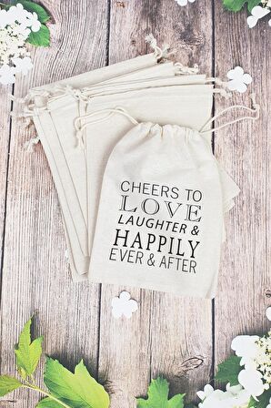 "Cheers to Love" Hangover Kit Kesesi - 10 Adet