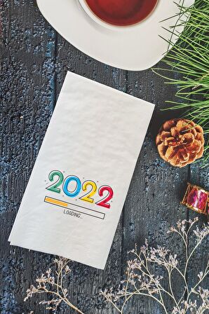 2021 Loading Yılbaşı - Yeni Yıl Peçetesi