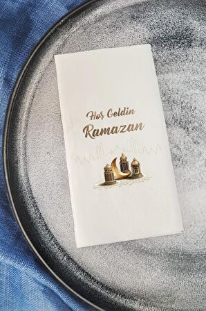Hoş Geldin Ramazan Konuşan Peçete Sunum Peçetesi