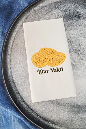 İftar Vakti Ramazan Konuşan Peçete Sunum Peçetesi
