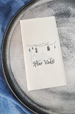 İftar Vakti Ramazan Konuşan Peçete Sunum Peçetesi