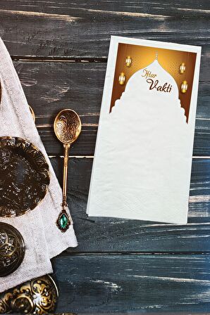 İftar Vakti Ramazan Konuşan Peçete Sunum Peçetesi