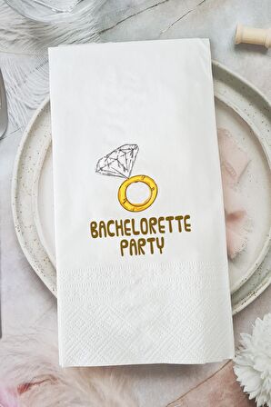 Tektaş Bachelorette Party Konuşan Peçete Sunum Peçetesi
