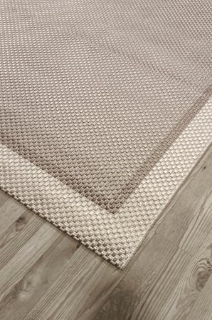 Sisal Görünümlü Bordürlü Baskılı Kaymaz Yıkanabilir Salon Oturma Odası Mutfak Balkon Halısı Yolluk