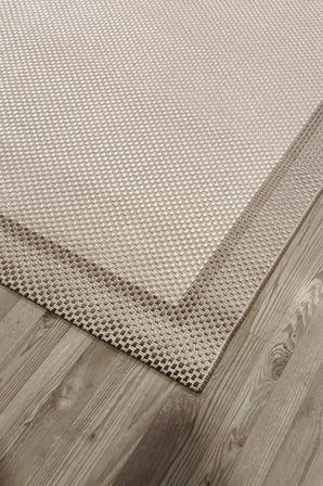Sisal Görünümlü Bordürlü Baskılı Kaymaz Yıkanabilir Salon Oturma Odası Mutfak Balkon Halısı Yolluk