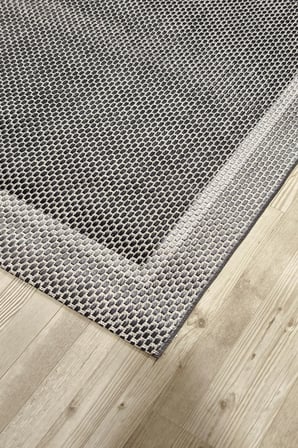 Sisal Görünümlü Bordürlü Baskılı Kaymaz Yıkanabilir Salon Oturma Odası Mutfak Balkon Halısı Yolluk