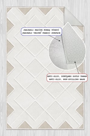 Modern Desen Baskılı Kaymaz Yıkanabilir Salon Oturma Odası Mutfak Antre Halısı Yolluk