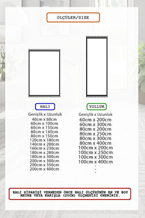 Dijital Baskılı Dekoratif Kaymaz Taban Yıkanabilir Çerceveli Yolluk Antre Hol Halısı Salon Halısı