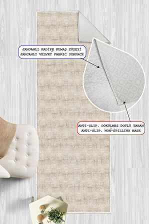 Dijital Baskılı Dekoratif Kaymaz Taban Yıkanabilir Modern Yolluk Antre Hol Halısı Salon Halısı