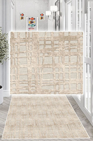 Dijital Baskılı Dekoratif Kaymaz Taban Yıkanabilir Modern Yolluk Antre Hol Halısı Salon Halısı