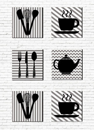 Dijital Baskılı Dekoratif Kaymaz Taban Yıkanabilir Mutfak Eşyası Desenli Halı Mutfak Halısı Yolluk Salon Halısı