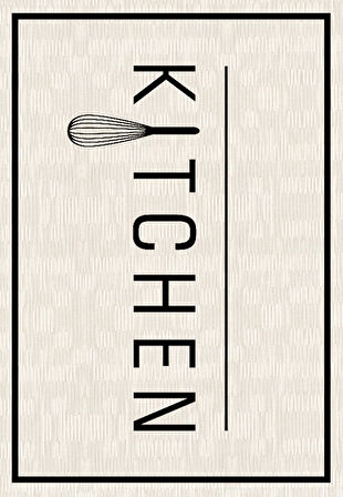 Dijital Baskılı Dekoratif Kaymaz Taban Yıkanabilir Modern Halı Mutfak Halısı Yolluk Salon Halısı