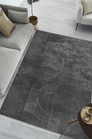 Yumuşak Dokulu İskandinav Dekoratif Kaymaz Taban Yıkanabilir Yolluk Antre Hol Halısı Salon Halısı