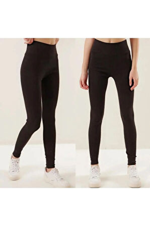 Kadın Içi Polar - Peluş Yüksek Bel Fit Termal Tayt