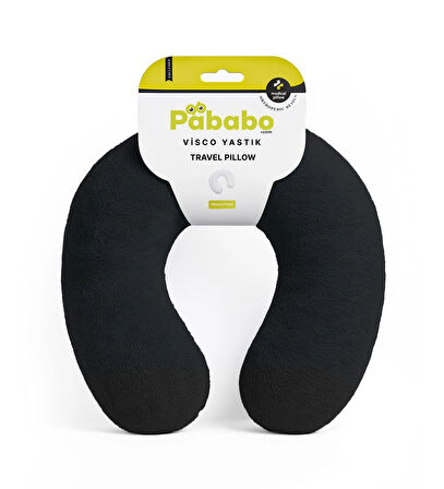 Peluş U Tipi Boyun Yastığı Yumuşak ve Ergonomik Seyahat Konforu