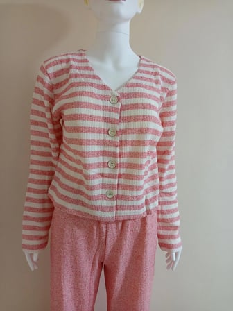 Dowry Crop Pembe Pijama Takımı