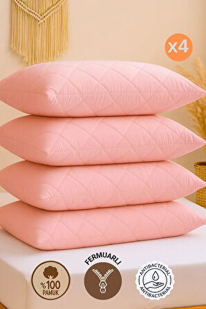 Formeya Alez Pudra  4 Adet %100 Pamuk Yastık Koruyucu Alez