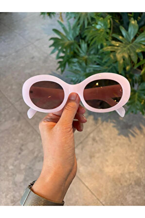 Lunat C aksesuarlı Güneş Gözlüğü Kemik Trend Gözlük